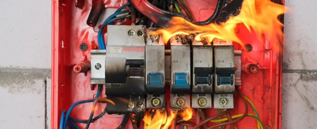 5 Erros Elétricos Simples que Podem Causar Incêndios (e Como Evitar)